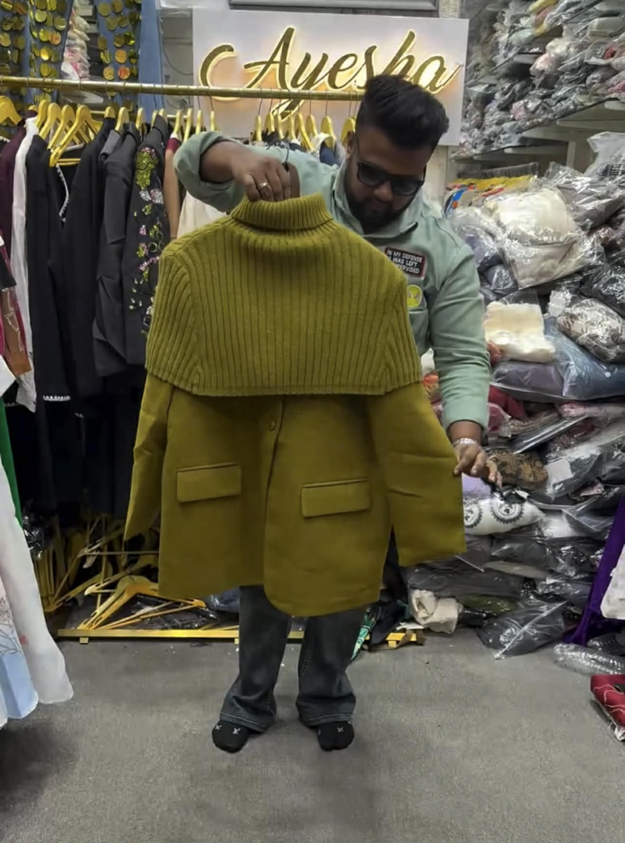 Women Wool Fashion Coat