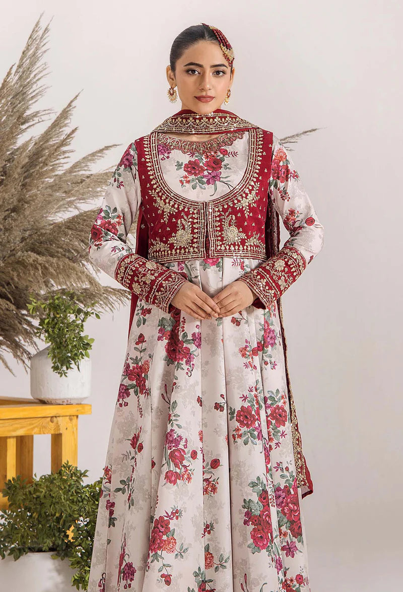 FLORAL LUXURY EMBROIDERED DRESS