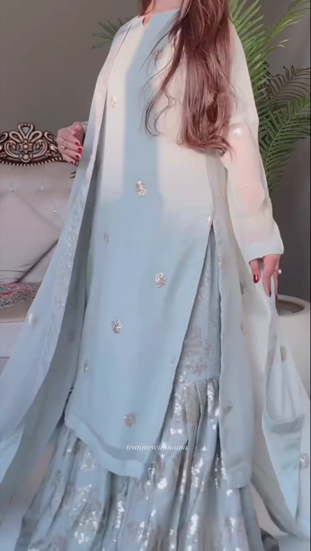 Elegant Embroidered Frock