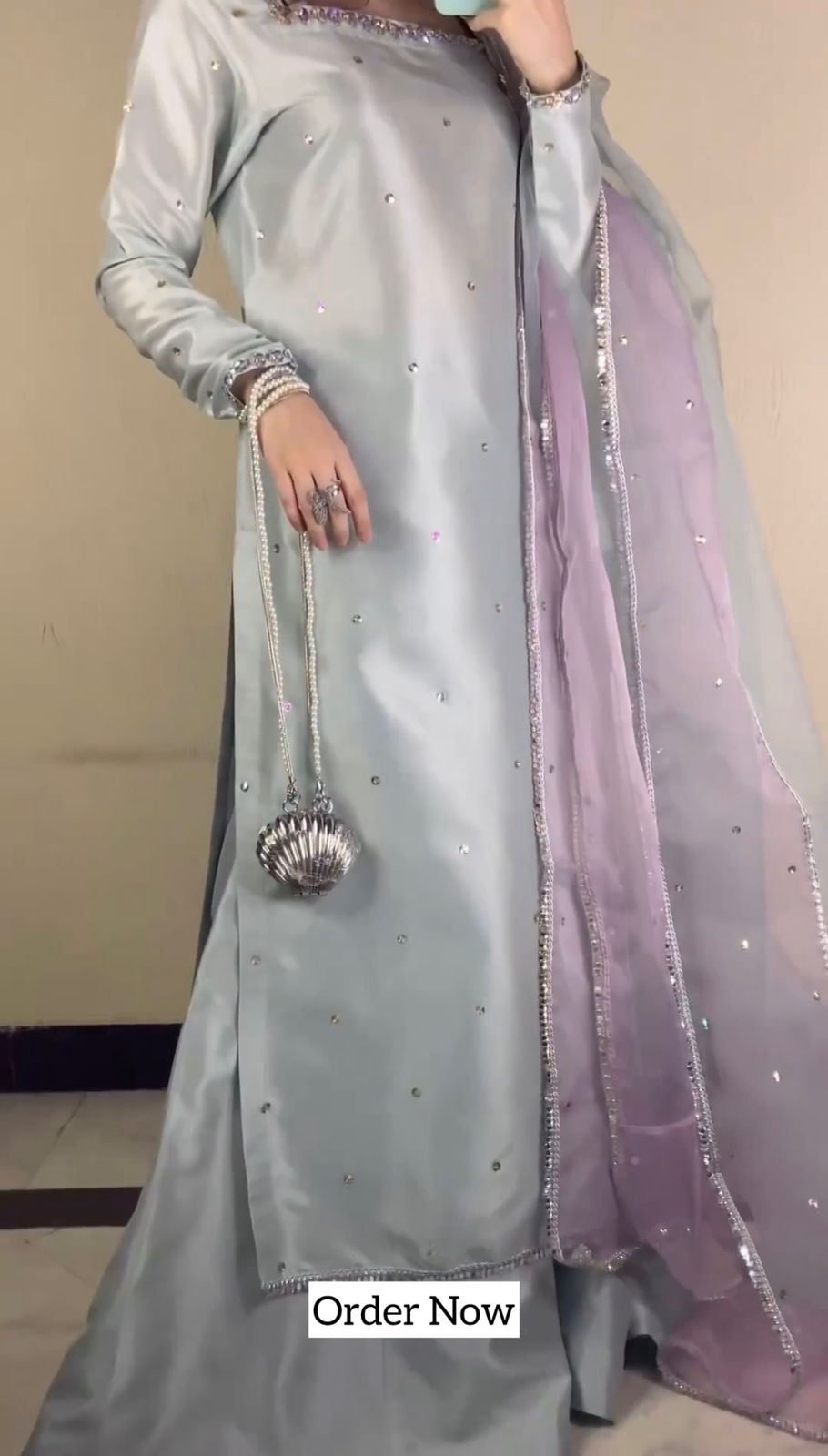 FESTIVE EMBRODERED 3PCS DRESS