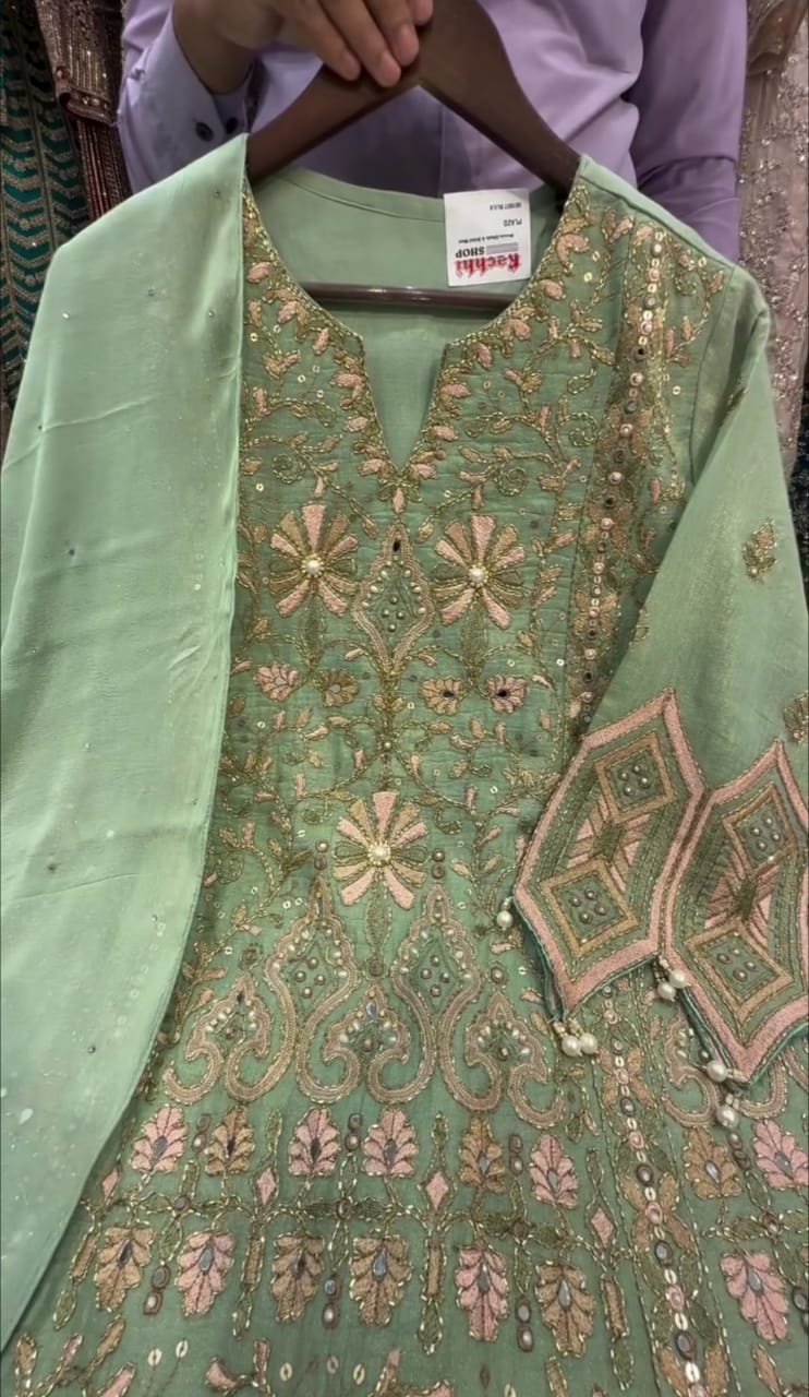 Embroidered 3pc Suit