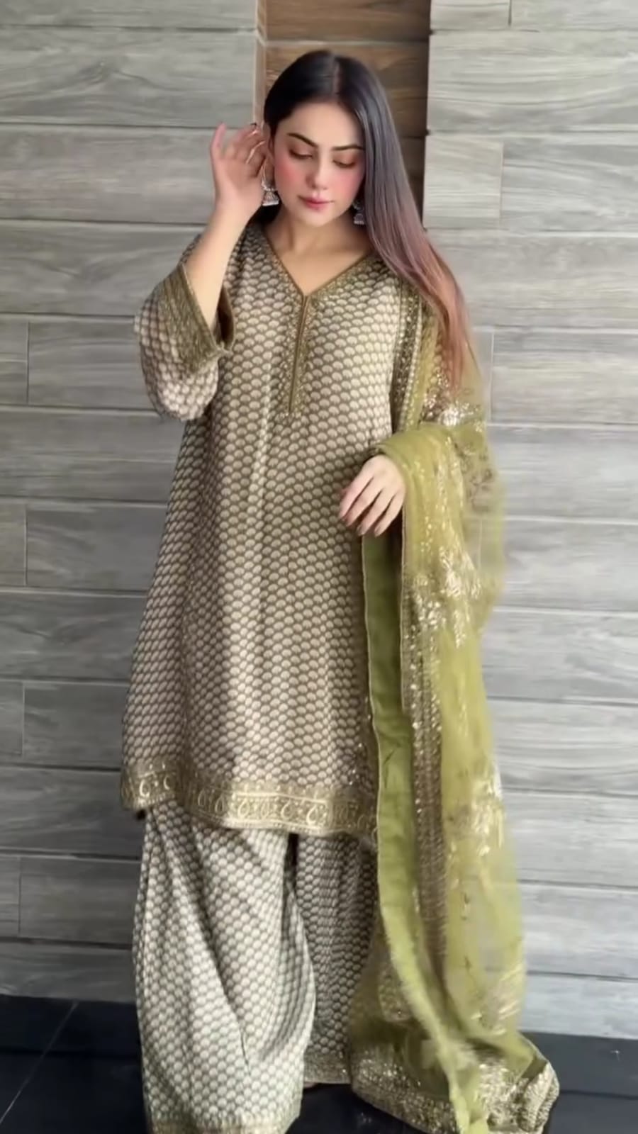 Classic Charm Embroidered 3pc Suit Set