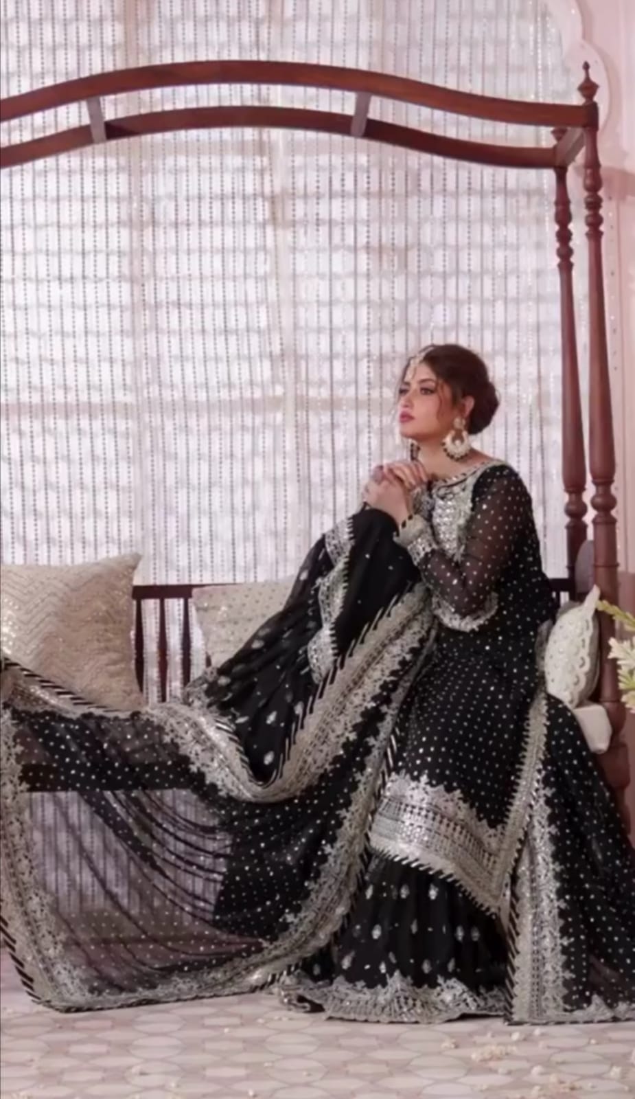 Elegant 3-Piece Suit Heavy Embroidered Suit