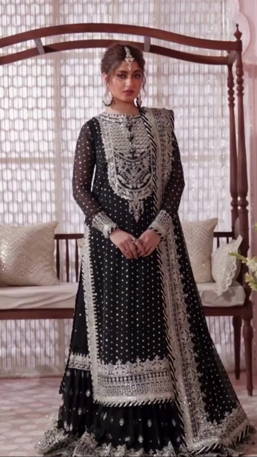 Elegant 3-Piece Suit Heavy Embroidered Suit