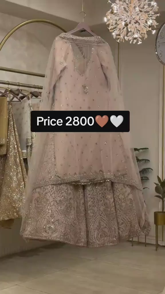 Luxury Formal Embroidered Outfit