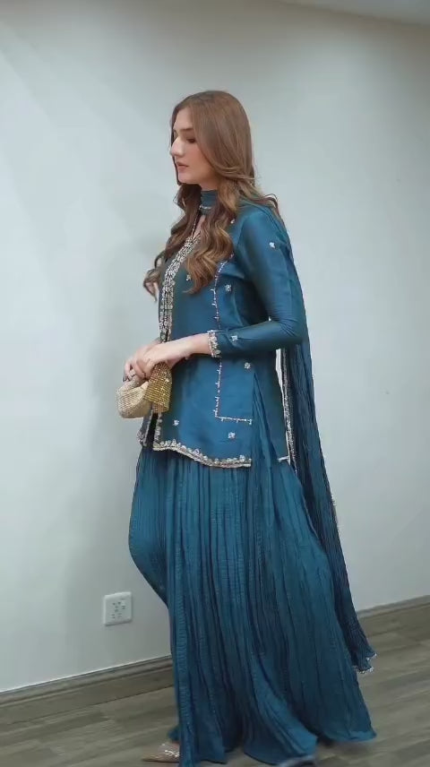 Embroidered Occassional Outfit 3pc Suit