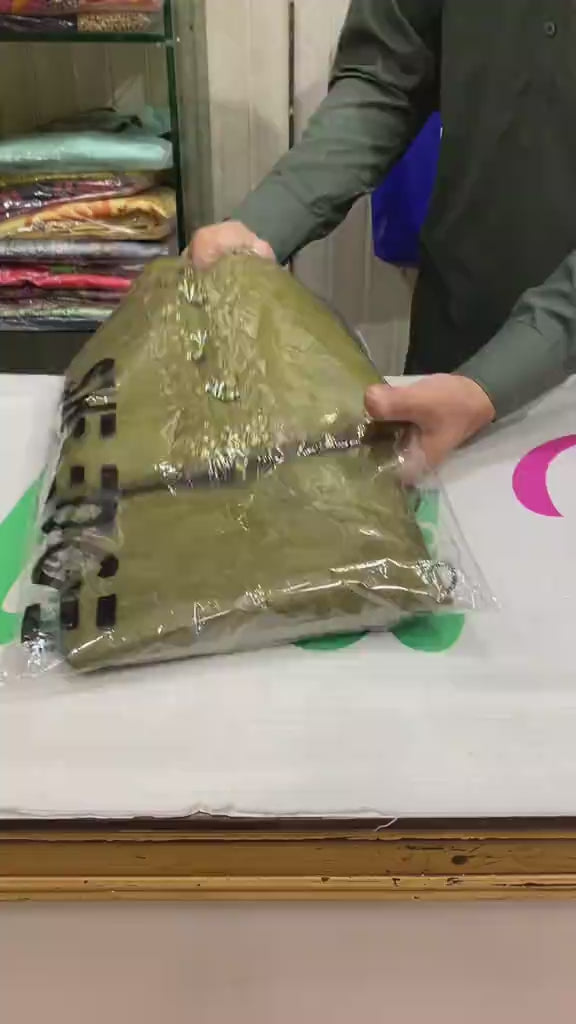 Festive Ensemble – Embroidered Shirt, Trouser & Dupatta