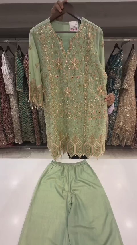 Embroidered 3pc Suit