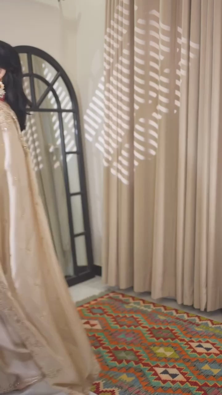 3PCS STITCHED EMBROIDERED DRESS